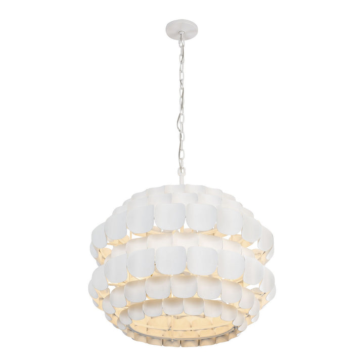 Varaluz Swoon 382P06MW Pendant Light - Matte White