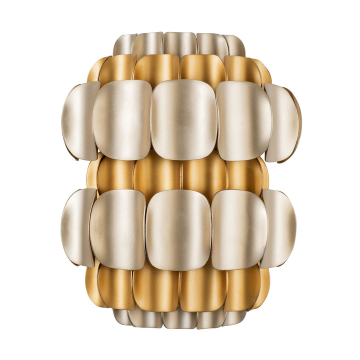 Varaluz Swoon 382W01AGGD Wall Sconce Light - Antique Gold/Gold Dust