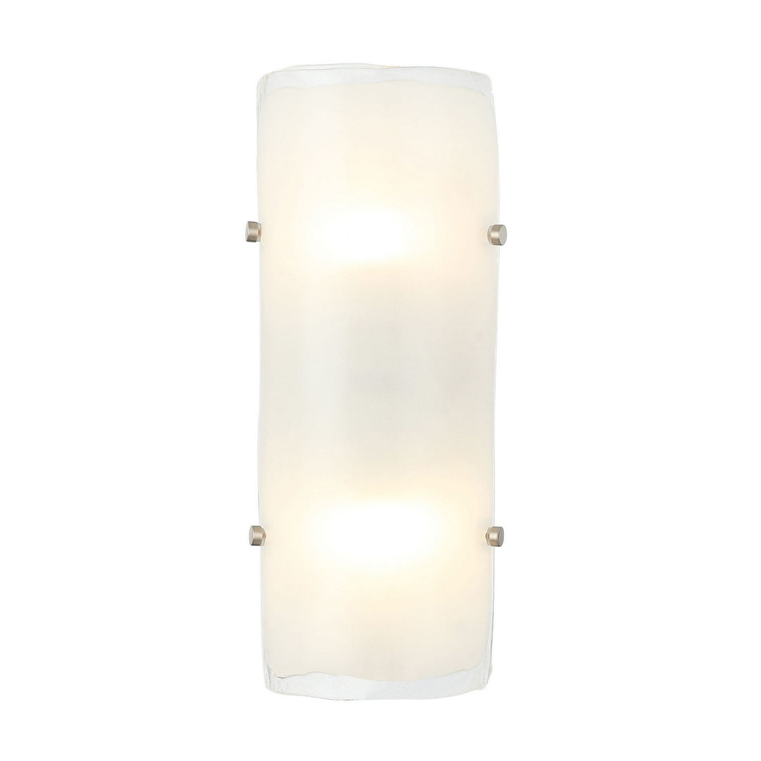Varaluz Fairchild 385W02BNS Wall Sconce Light - Black/Polished Nickel/Satin Brass