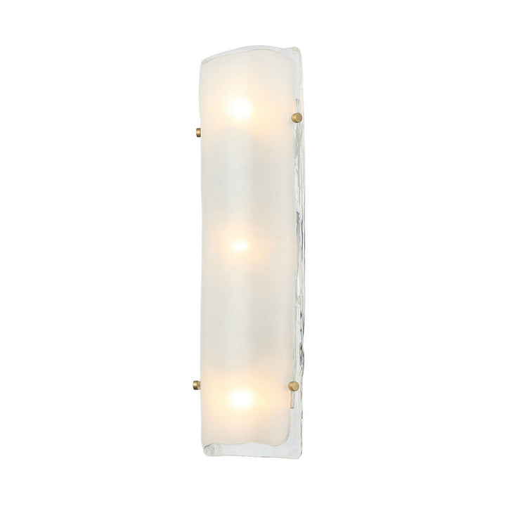 Varaluz Fairchild 385W03BNS Wall Sconce Light - Black/Polished Nickel/Satin Brass