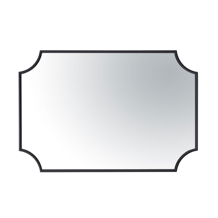 Varaluz Lighting 431MI22BL  Carlton Mirror Black