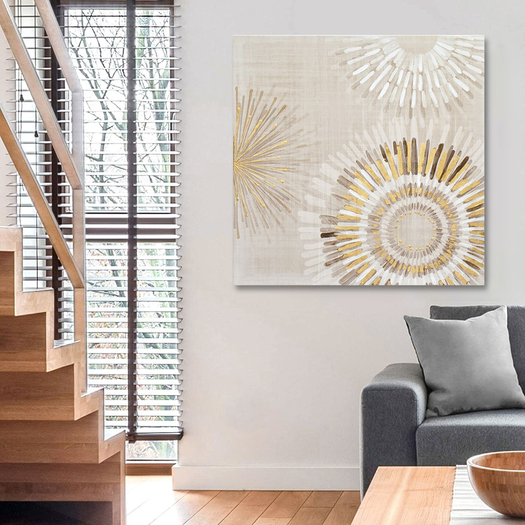Varaluz Lighting 435WA09  Nova Mirror Gold, Champ, Gld Leaf