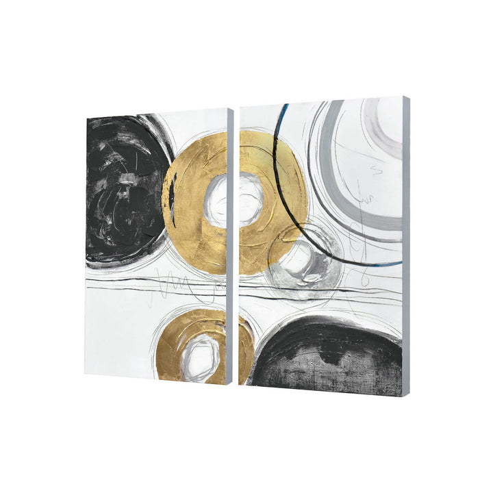 Varaluz Lighting 435WA10  Circle Gets The Square Mirror Multicolored
