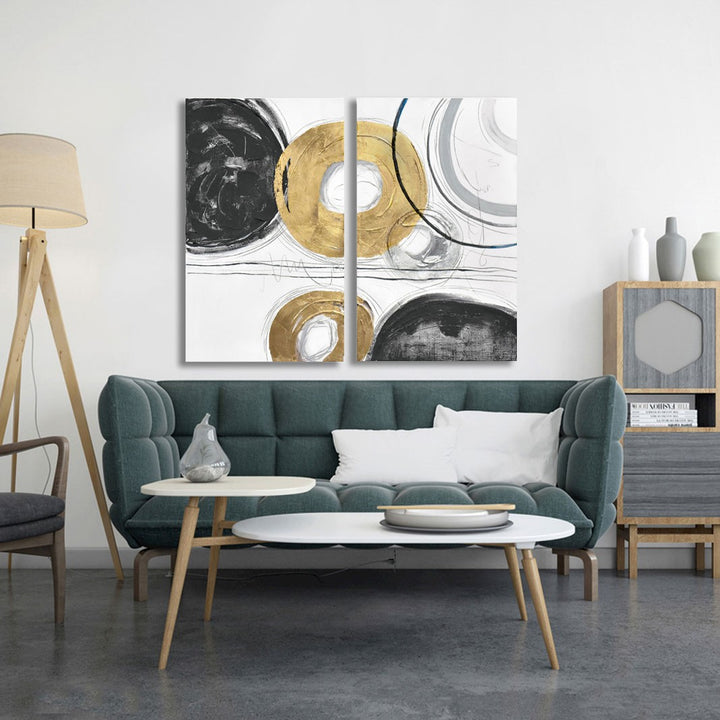 Varaluz Lighting 435WA10  Circle Gets The Square Mirror Multicolored