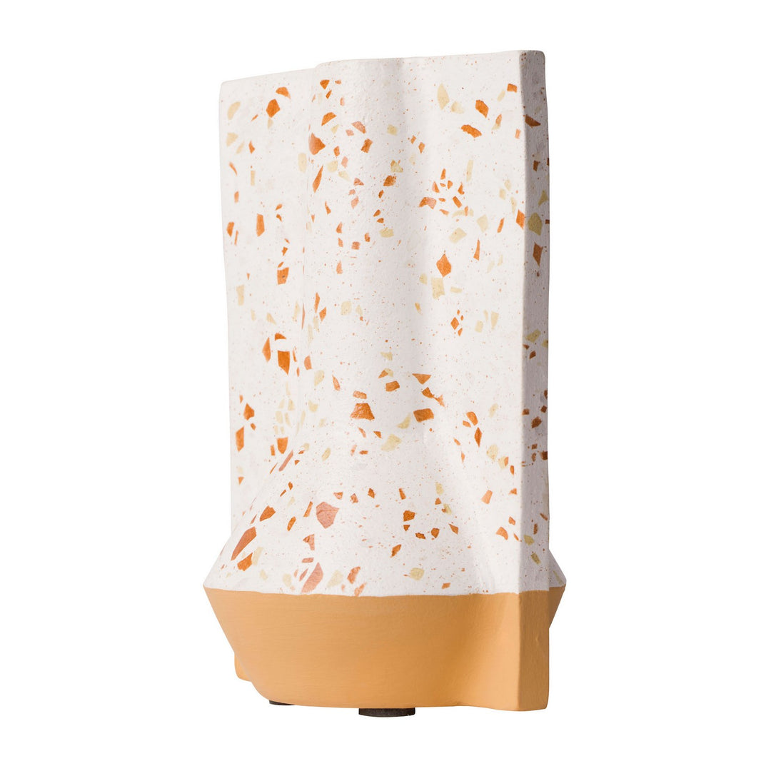 Varaluz Lighting 445VA09C Modern Urbino Home Decor White Terrazzo/Terracotta