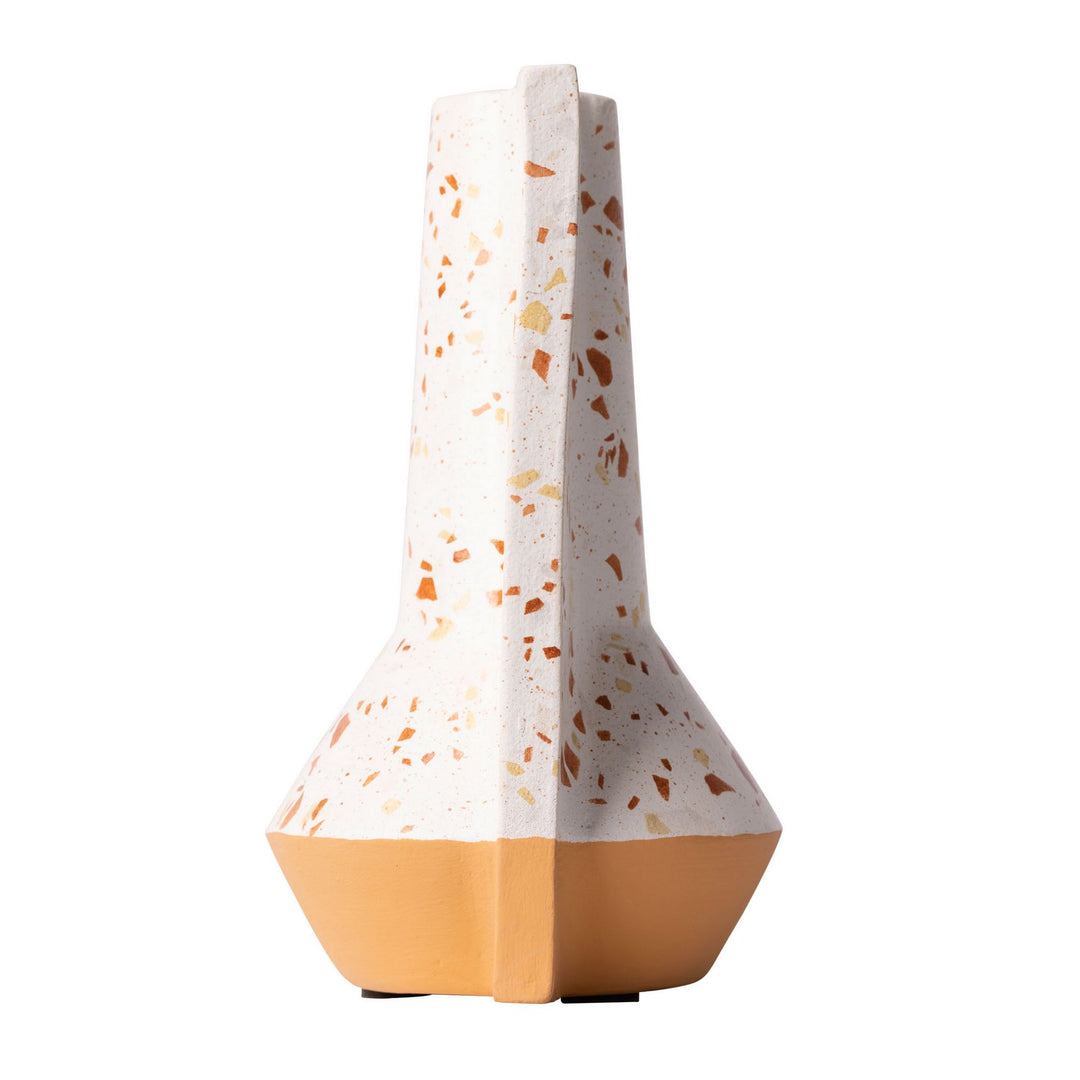 Varaluz Lighting 445VA09C Modern Urbino Home Decor White Terrazzo/Terracotta