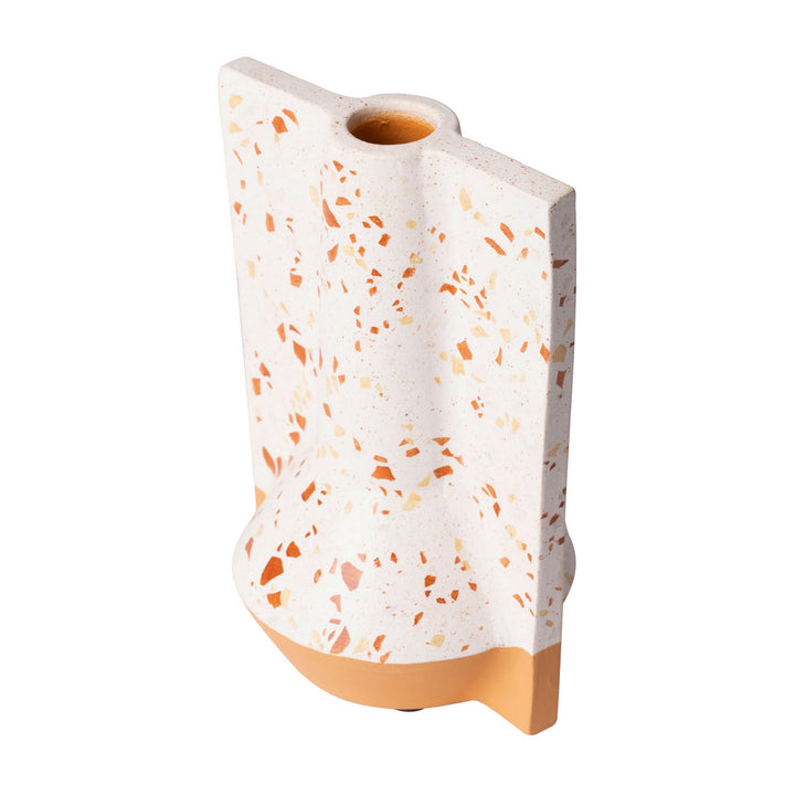 Varaluz Lighting 445VA09C Modern Urbino Home Decor White Terrazzo/Terracotta