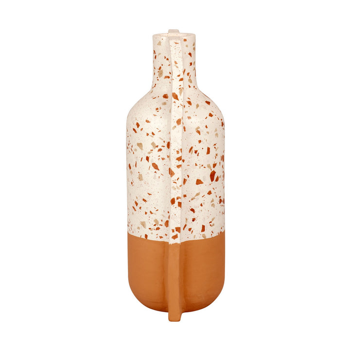 Varaluz Lighting 445VA09D  Urbino Home Decor White Terrazzo/Terracotta