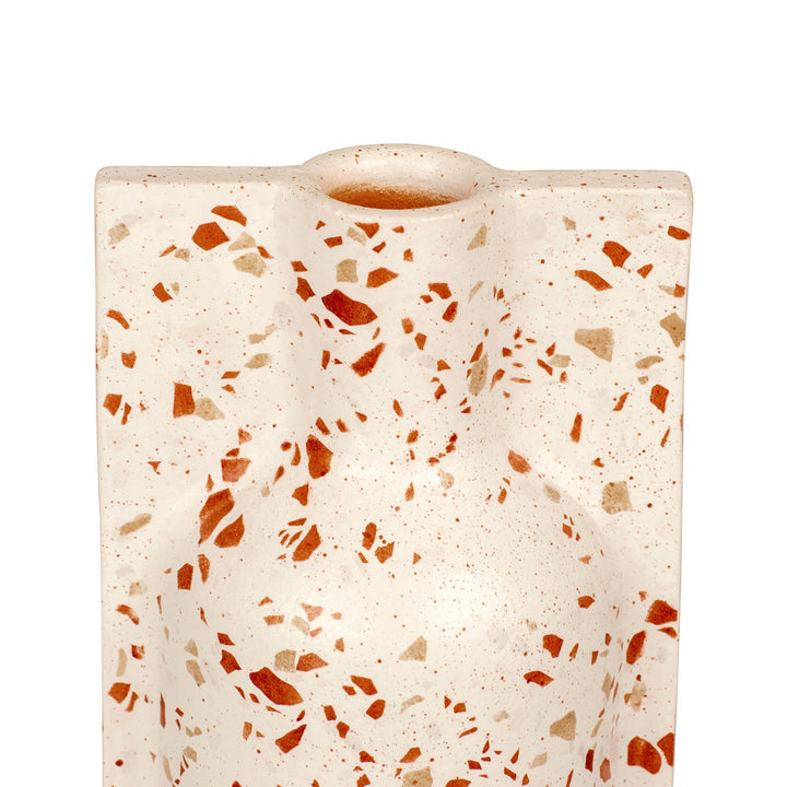 Varaluz Lighting 445VA09D  Urbino Home Decor White Terrazzo/Terracotta