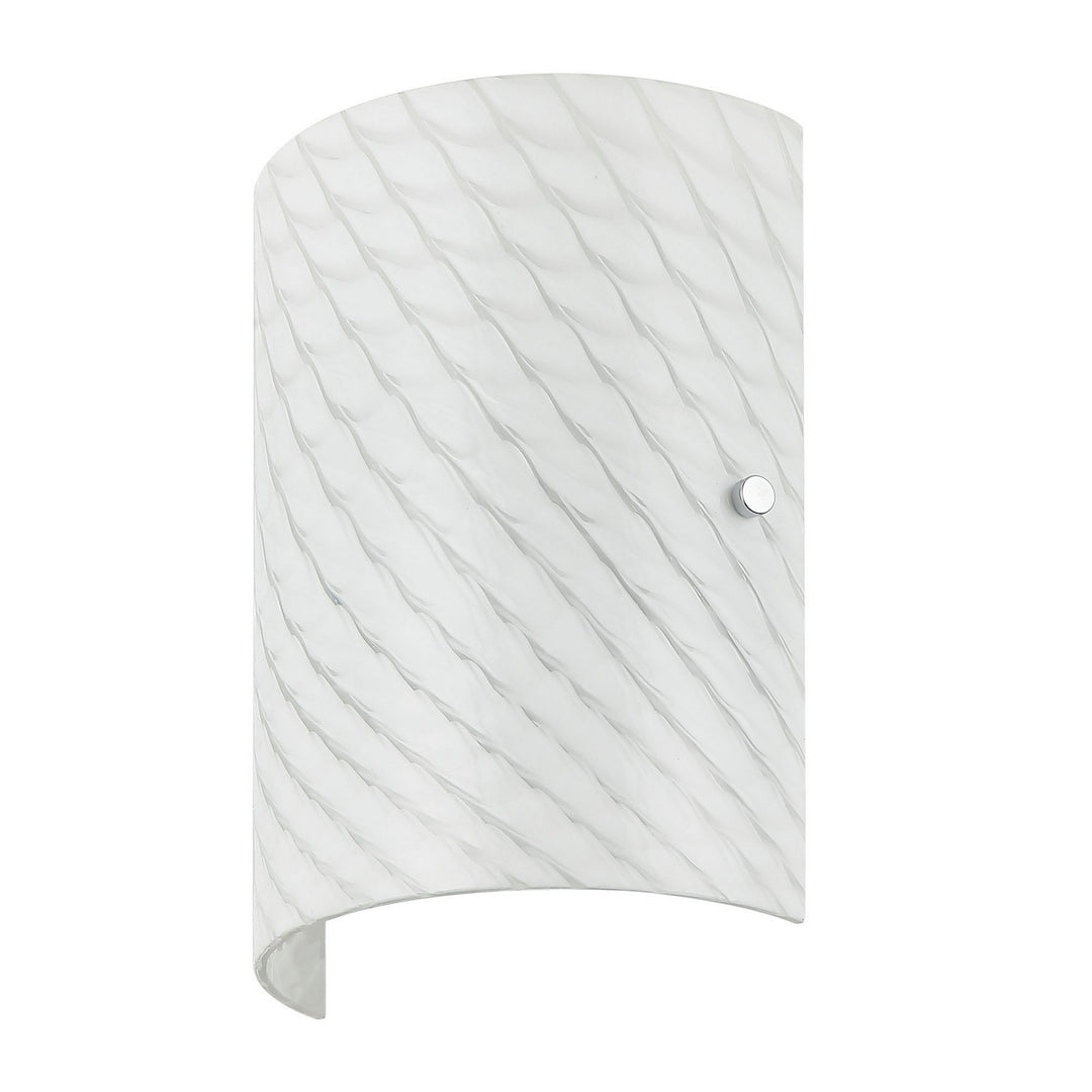 Varaluz Swirled AC1690 Wall Sconce Light - Chrome