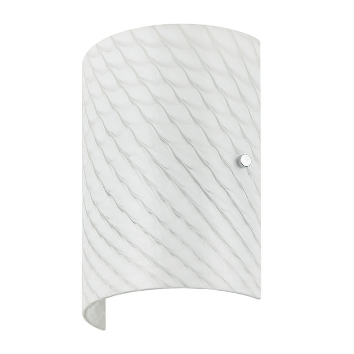 Varaluz Swirled AC1690 Wall Sconce Light - Chrome
