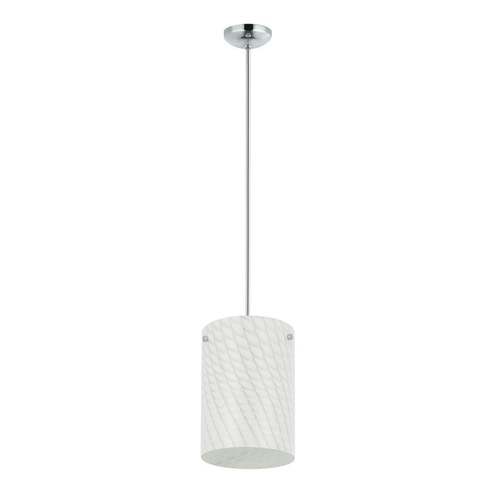 Varaluz Swirled AC1692 Pendant Light - Chrome