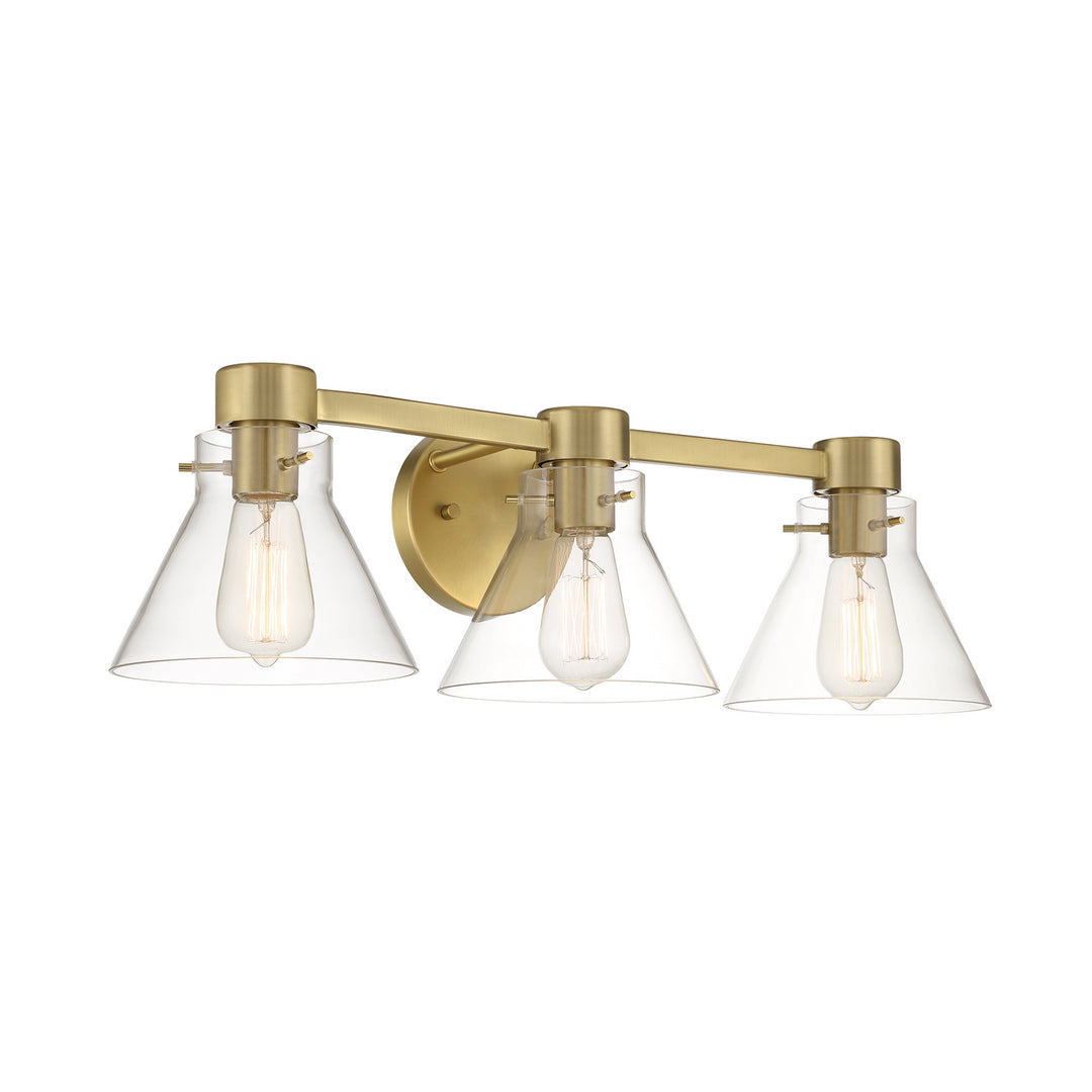 Designers Fountain Willow Creek (existing DF extension) D204M-3B-BG Bath Vanity Light 25 in. wide - Brushed Gold