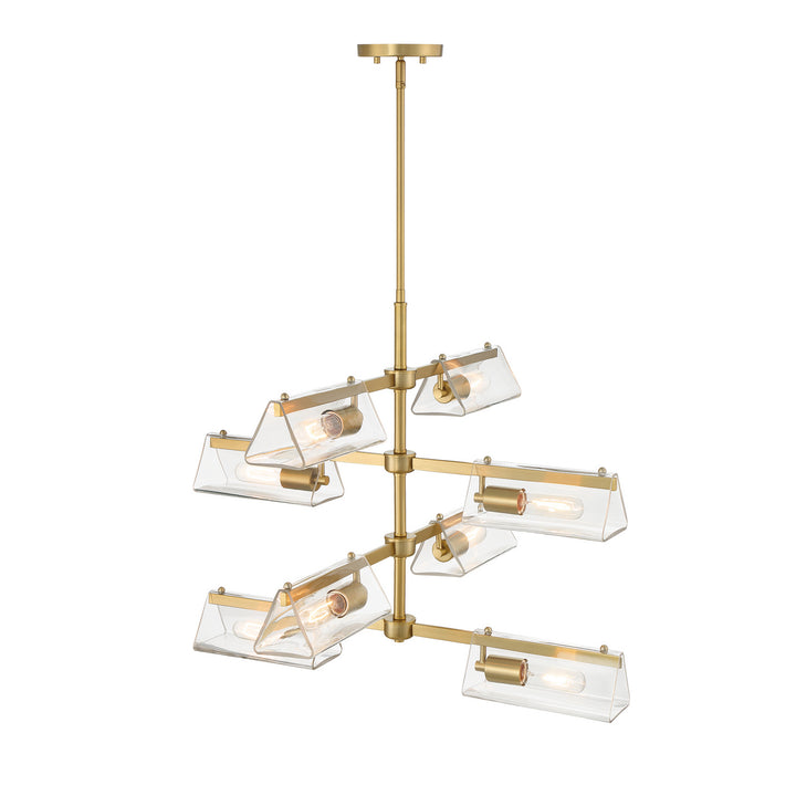 Designers Fountain Latitude D279M-8CH-BG Chandelier Light - Brushed Gold