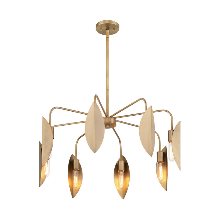 Designers Fountain Eden D280M-8CH-OSB Chandelier Light - Old Satin Brass