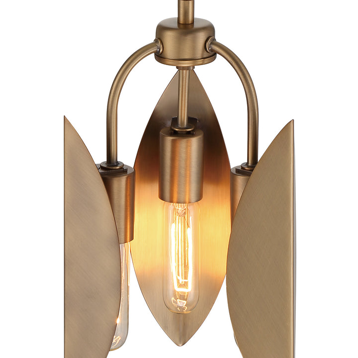 Designers Fountain Eden D280M-8P-OSB Pendant Light - Old Satin Brass