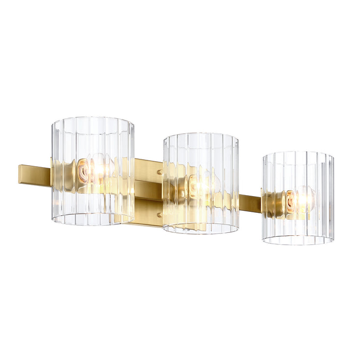 Designers Fountain Aries D284C-3B-BG Bath Vanity Light 25 in. wide - Brushed Gold