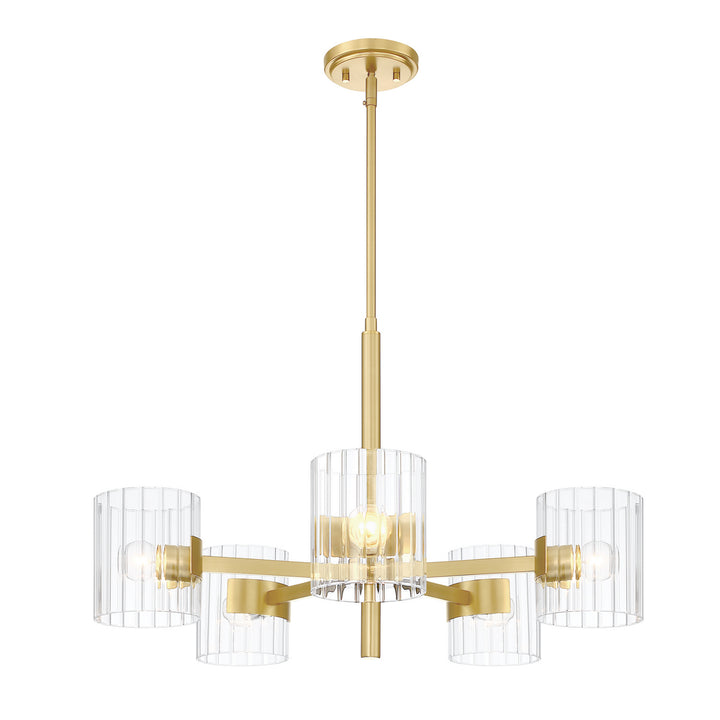 Designers Fountain Aries D284C-5CH-BG Chandelier Light - Brushed Gold