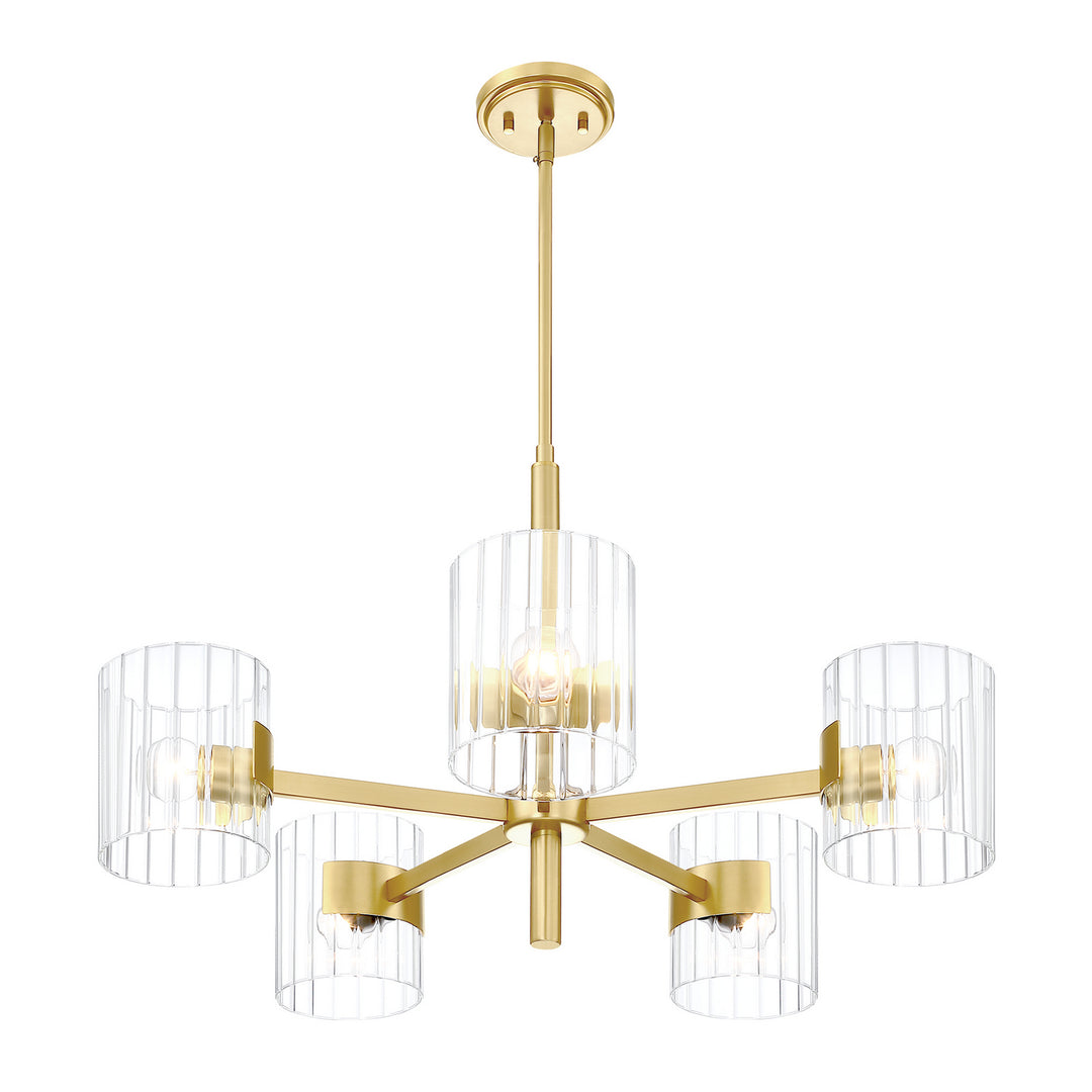 Designers Fountain Aries D284C-5CH-BG Chandelier Light - Brushed Gold