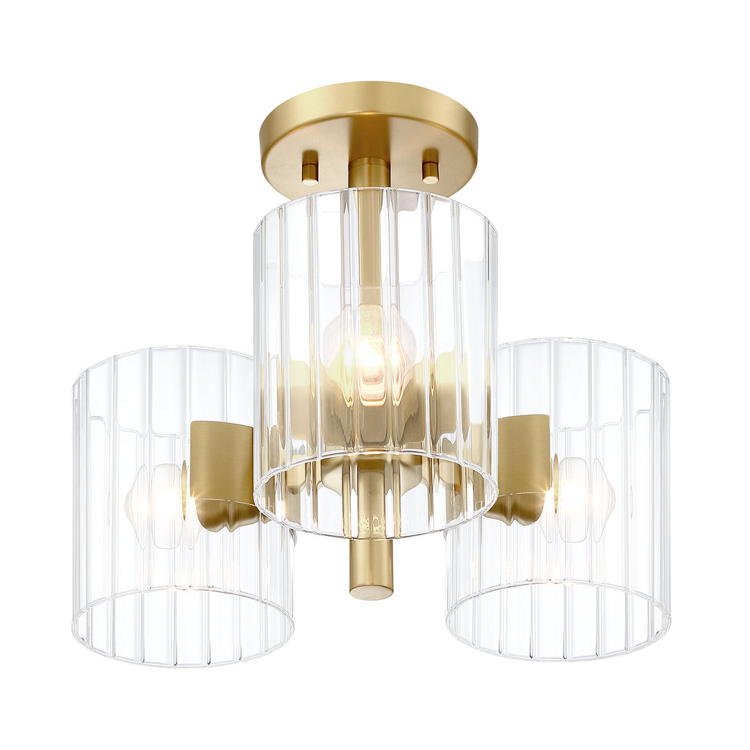 Designers Fountain Aries D284C-SF-BG Ceiling Light - Brushed Gold