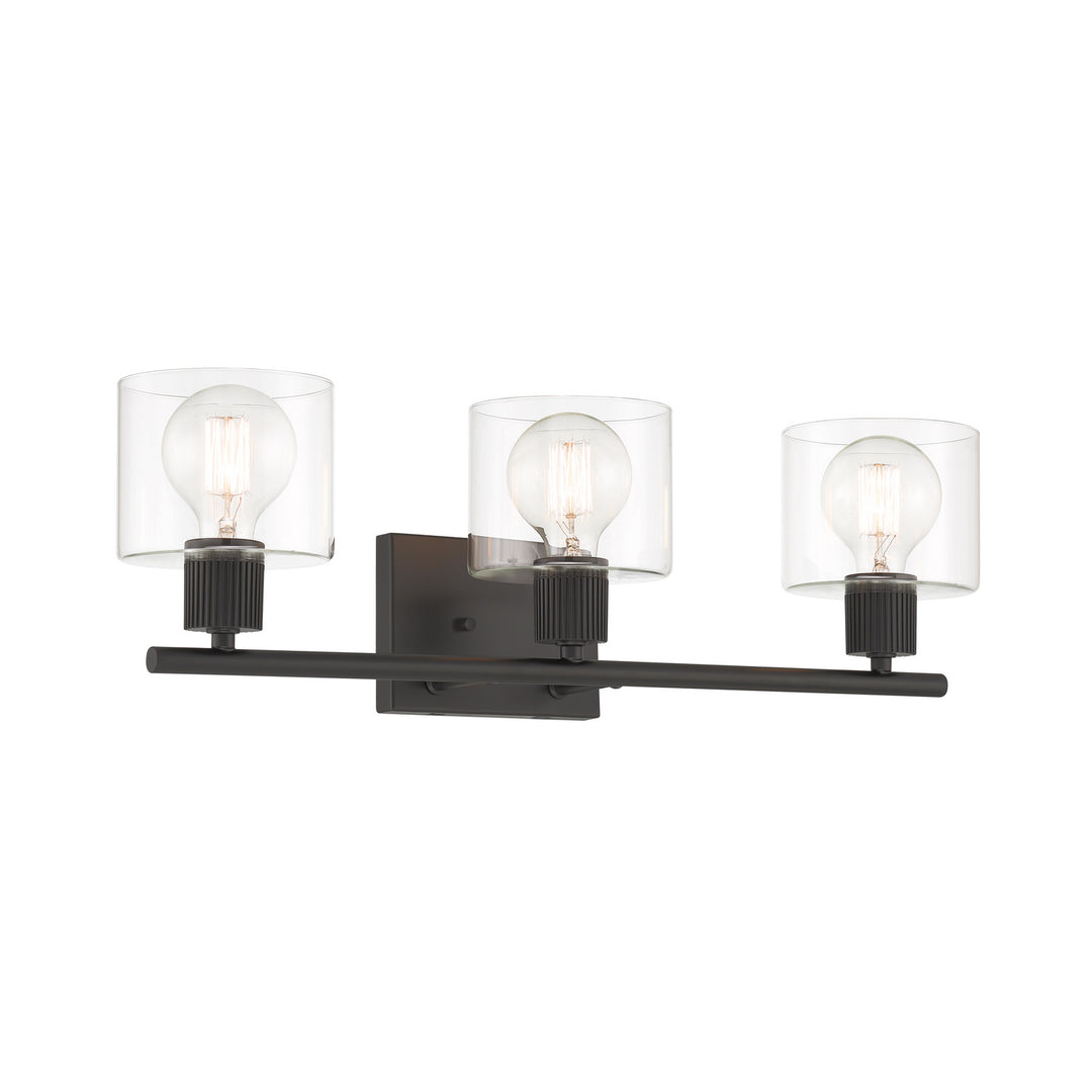 Designers Fountain Vibrato D285M-3B-MB Bath Vanity Light 24 in. wide - Matte Black