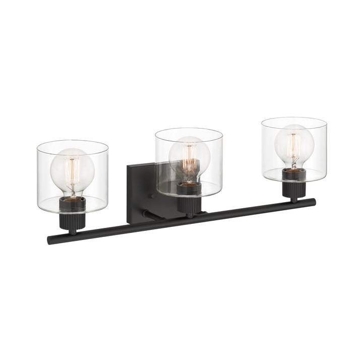 Designers Fountain Vibrato D285M-3B-MB Bath Vanity Light 24 in. wide - Matte Black