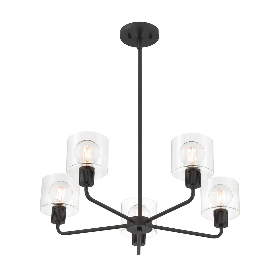 Designers Fountain Vibrato D285M-5CH-MB Chandelier Light - Matte Black