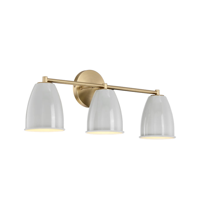 Designers Fountain Biba D287M-3B-BG Bath Vanity Light 24 in. wide - Brushed Gold