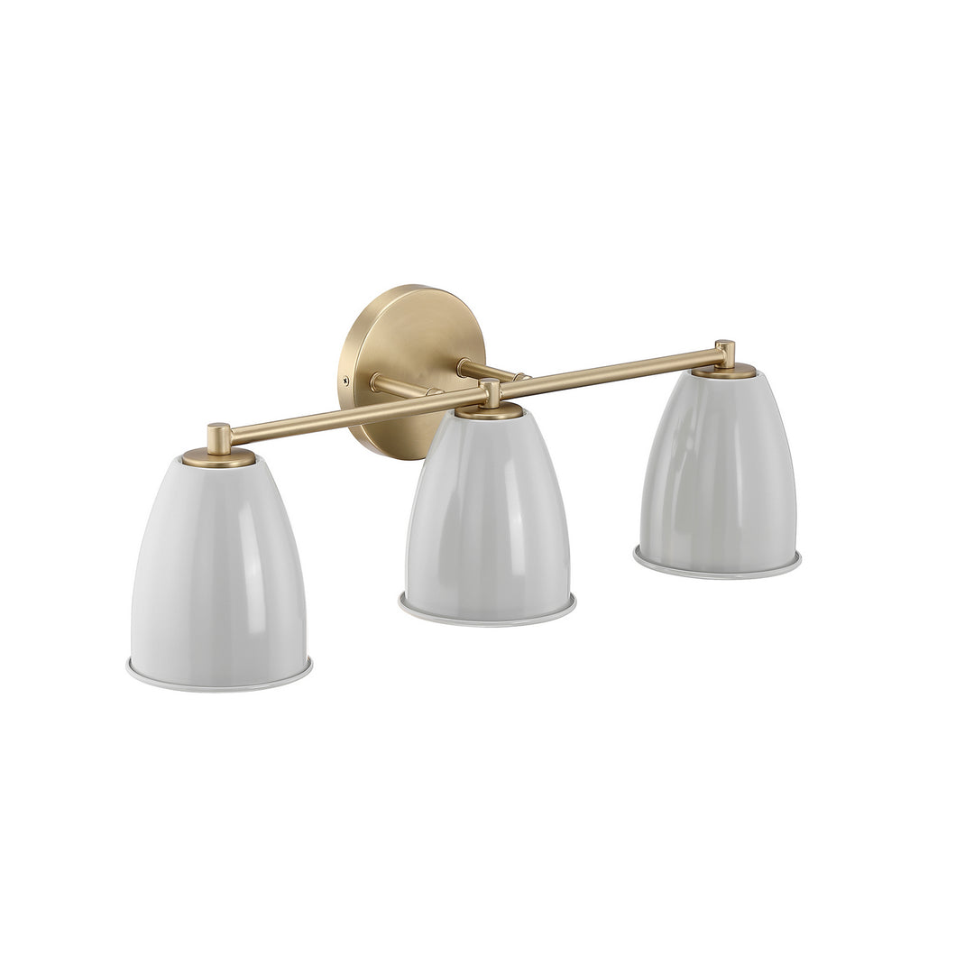 Designers Fountain Biba D287M-3B-BG Bath Vanity Light 24 in. wide - Brushed Gold