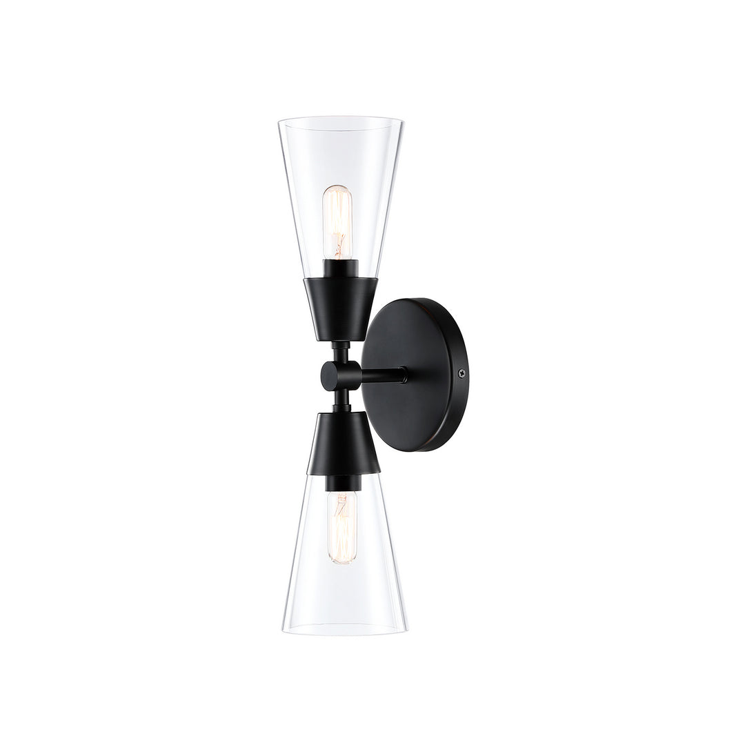 Designers Fountain Norro D290C-2WS-MB Wall Light - Matte Black