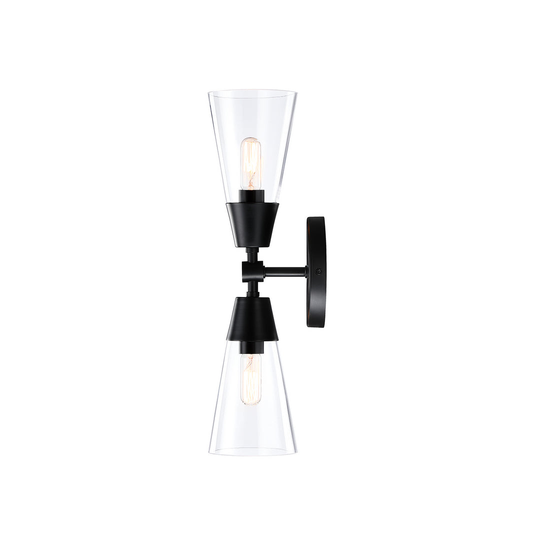 Designers Fountain Norro D290C-2WS-MB Wall Light - Matte Black