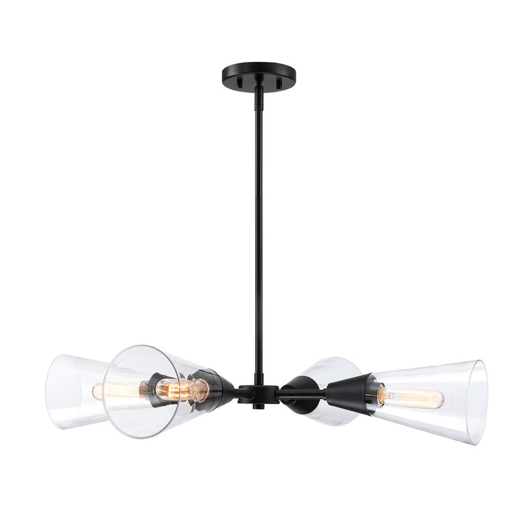 Designers Fountain Norro D290M-4CH-MB Chandelier Light - Matte Black