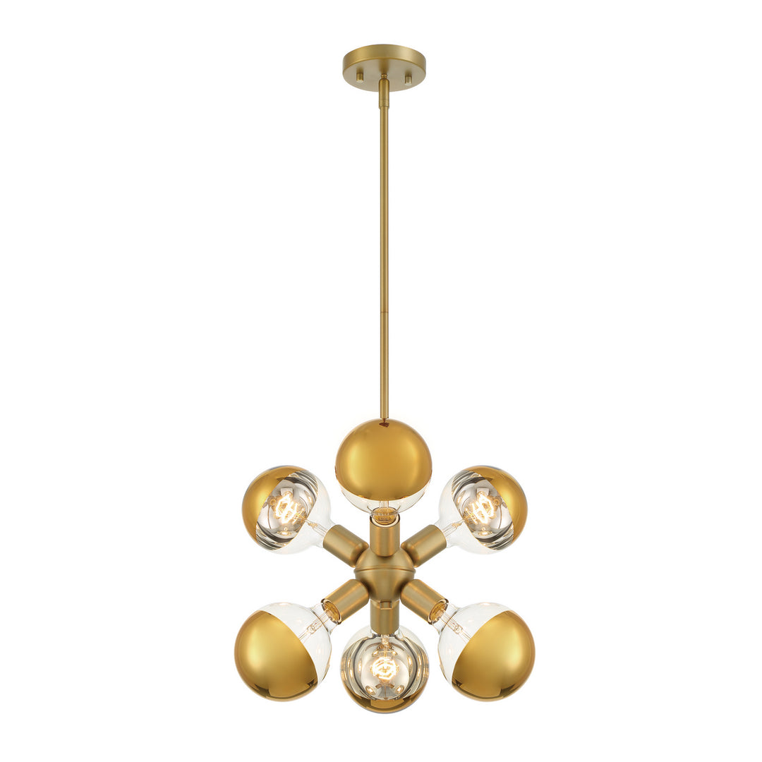 Designers Fountain Gambit D293M-7P-BG Chandelier Light - Brushed Gold