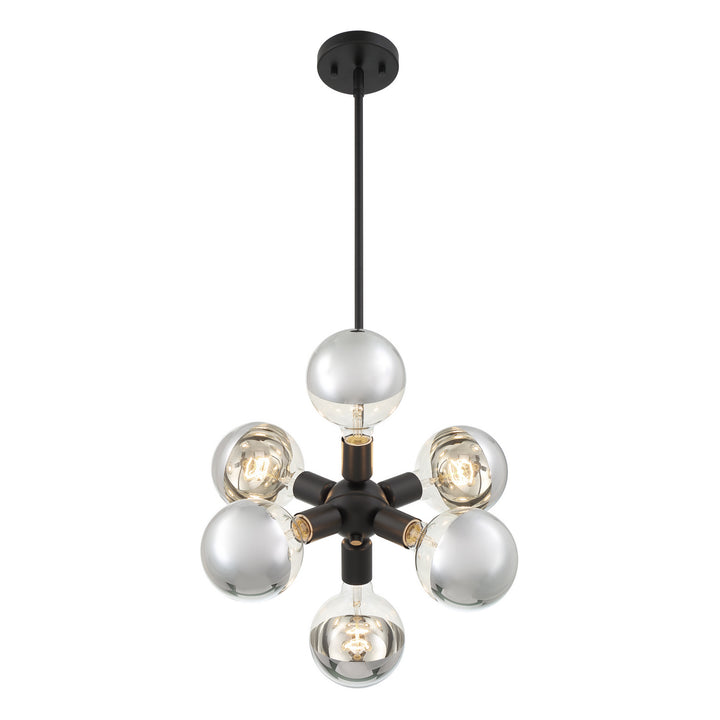 Designers Fountain Gambit D293M-7P-MB Chandelier Light - Matte Black