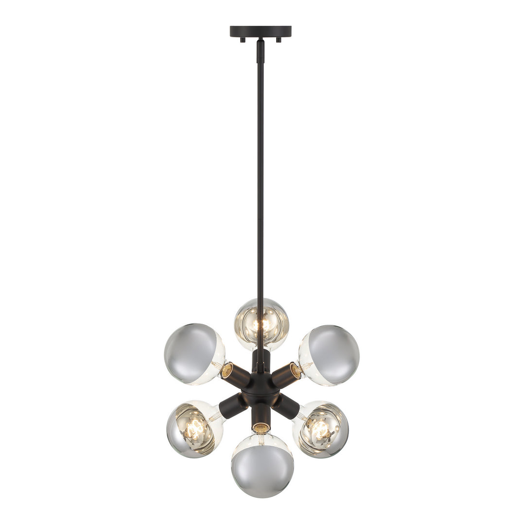 Designers Fountain Gambit D293M-7P-MB Chandelier Light - Matte Black