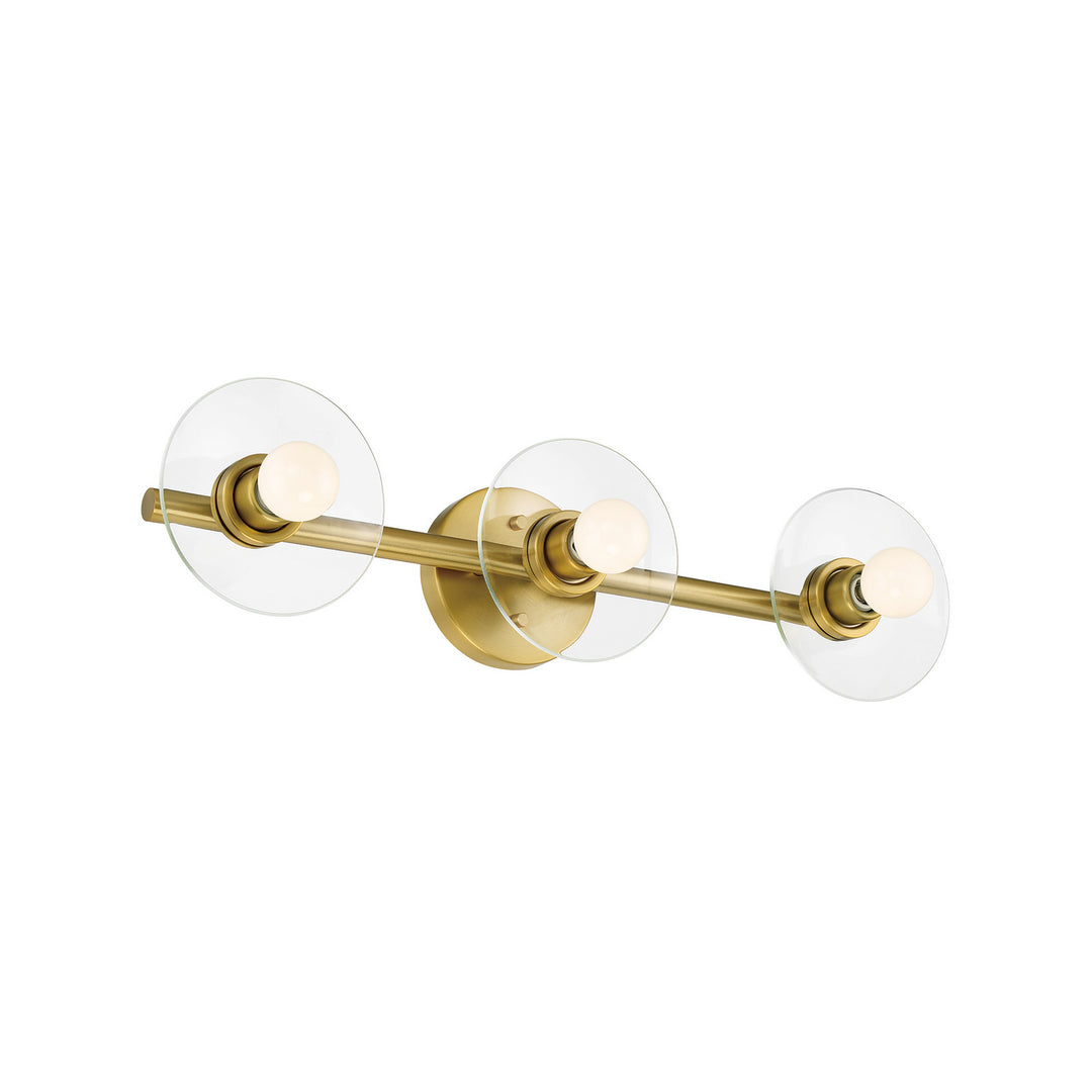 Designers Fountain Litto D294C-3B-BG Bath Vanity Light 24 in. wide - Brushed Gold