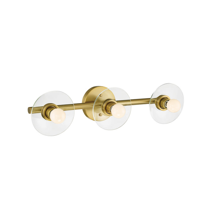 Designers Fountain Litto D294C-3B-BG Bath Vanity Light 24 in. wide - Brushed Gold