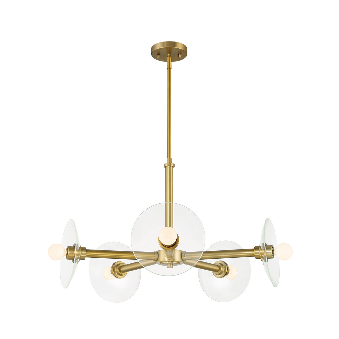 Designers Fountain Litto D294C-5CH-BG Chandelier Light - Brushed Gold