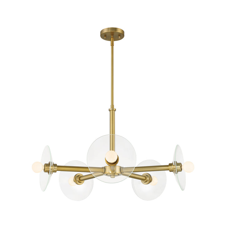 Designers Fountain Litto D294C-5CH-BG Chandelier Light - Brushed Gold