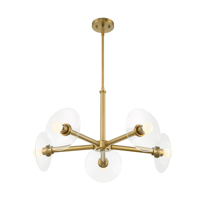 Designers Fountain Litto D294C-5CH-BG Chandelier Light - Brushed Gold