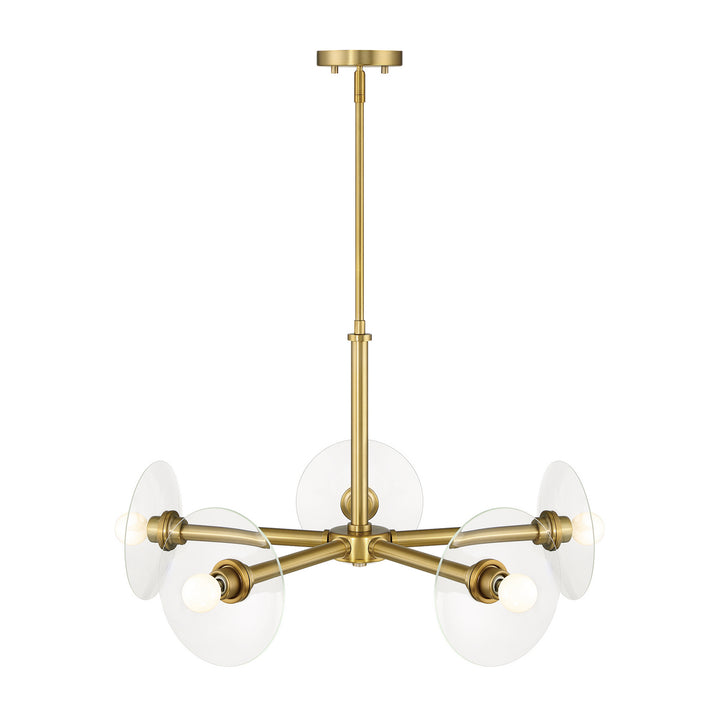 Designers Fountain Litto D294C-5CH-BG Chandelier Light - Brushed Gold