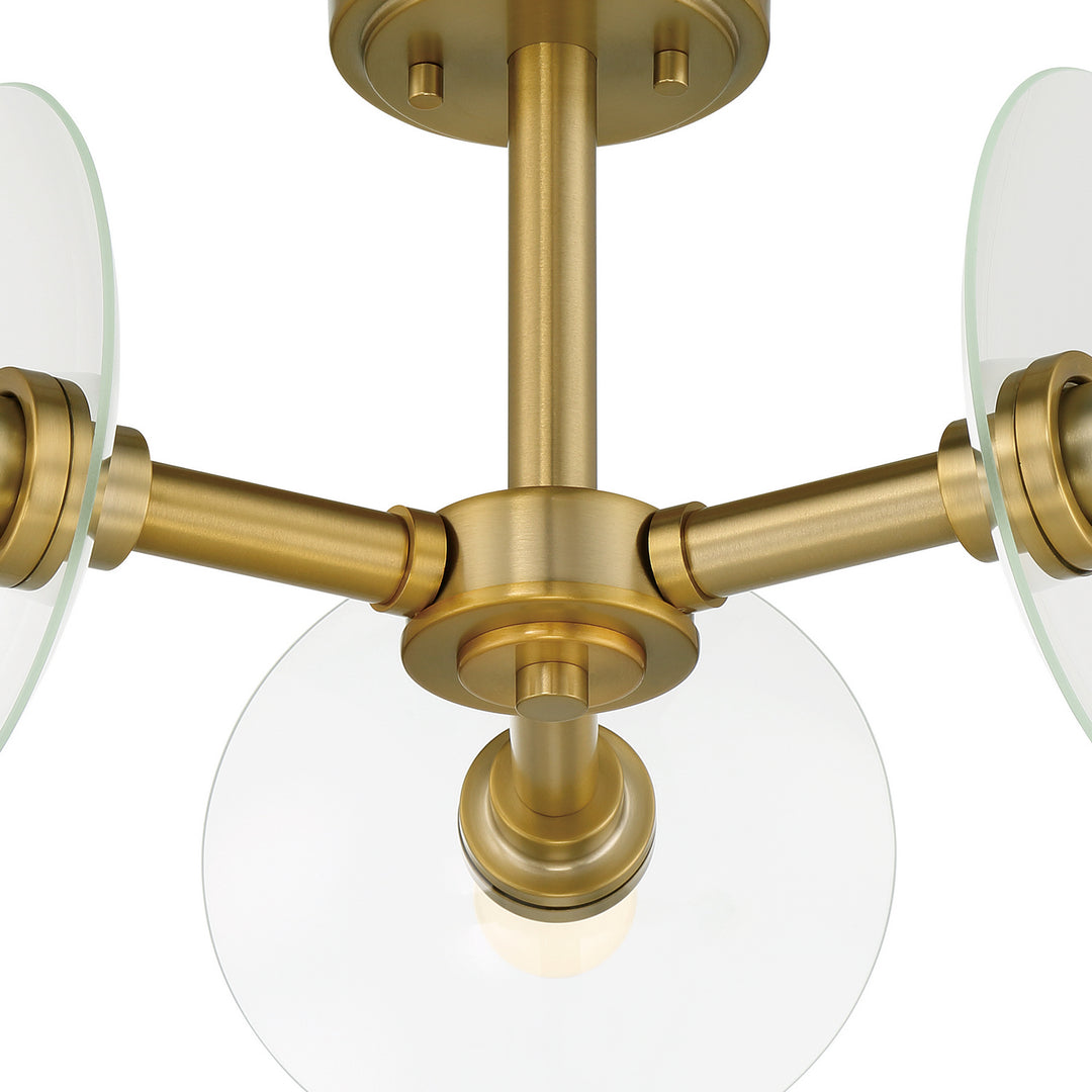 Designers Fountain Litto D294C-SF-BG Ceiling Light - Brushed Gold