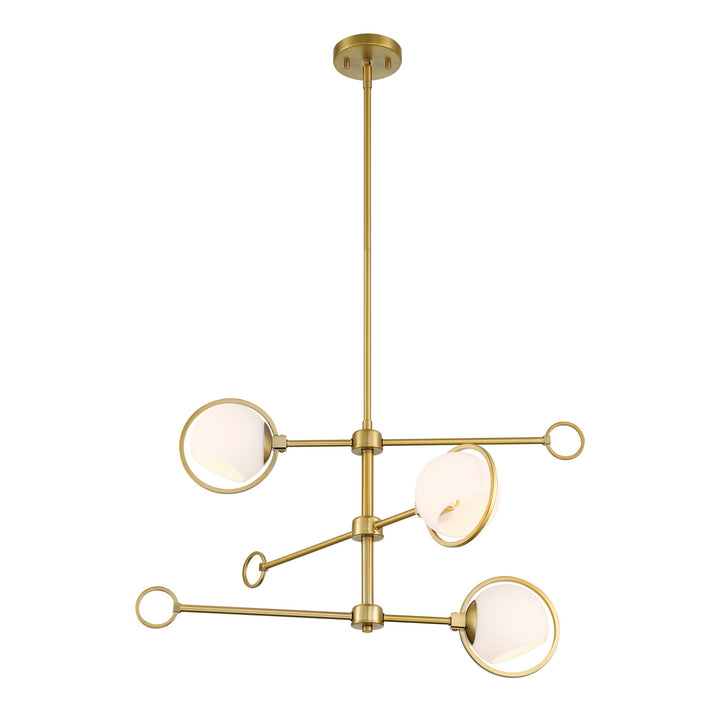 Designers Fountain Teatro D296C-3CH-BG Chandelier Light - Brushed Gold
