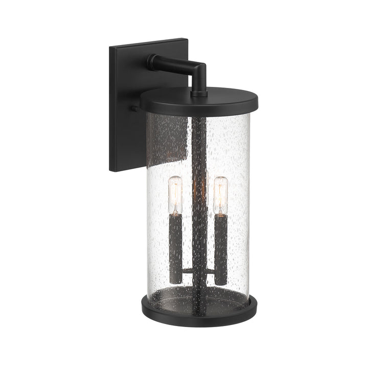 Designers Fountain D298C-8EW-MB Otto Three Light Wall Lantern Outdoor Black