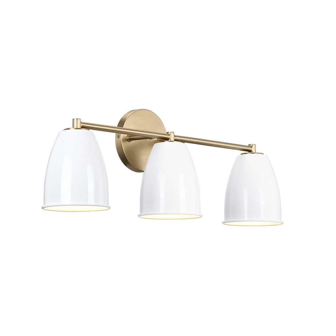 Designers Fountain Biba D300M-3B-BG Bath Vanity Light 24 in. wide - Brushed Gold