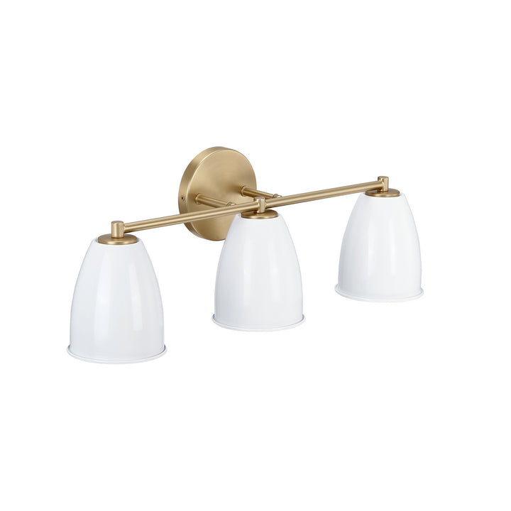 Designers Fountain Biba D300M-3B-BG Bath Vanity Light 24 in. wide - Brushed Gold