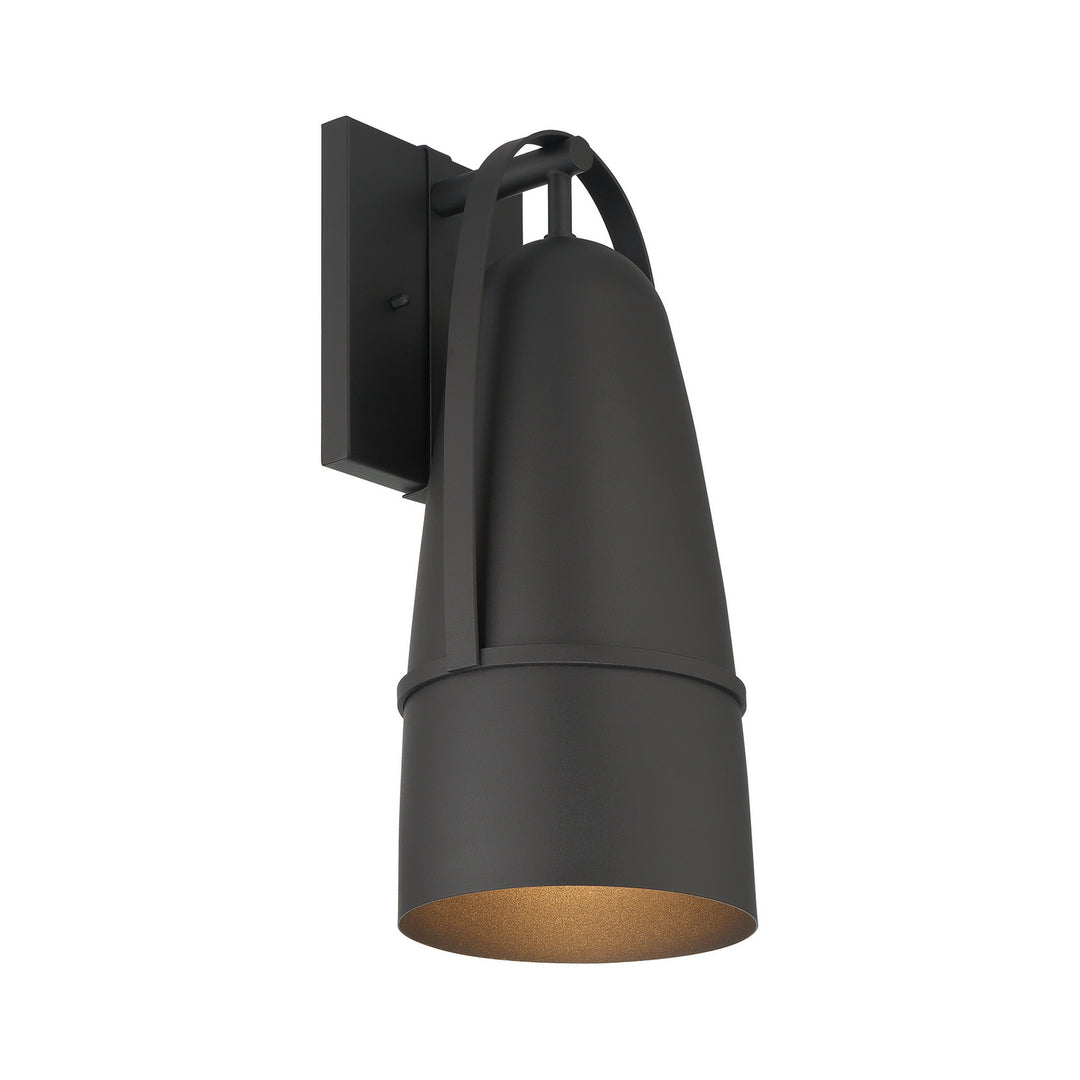 Designers Fountain D302M-7EW-BK Rue One Light Wall Lantern Outdoor Black