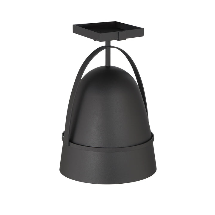 Designers Fountain D302M-SF-BK Rue One Light Semi Flush Mount Outdoor Black