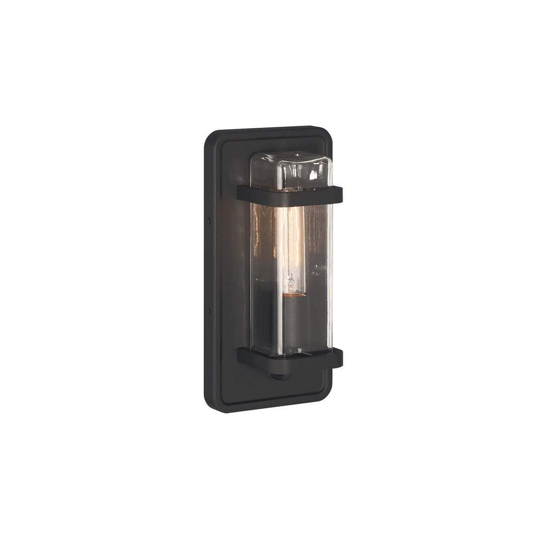 Designers Fountain D303M-6EW-BK Pearl Street One Light Wall Lantern Outdoor Black