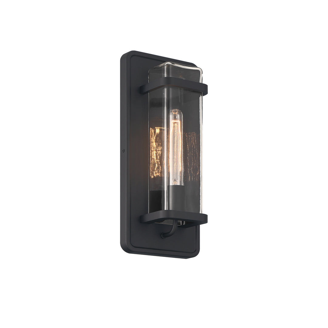 Designers Fountain D303M-7EW-BK Pearl Street One Light Wall Lantern Outdoor Black